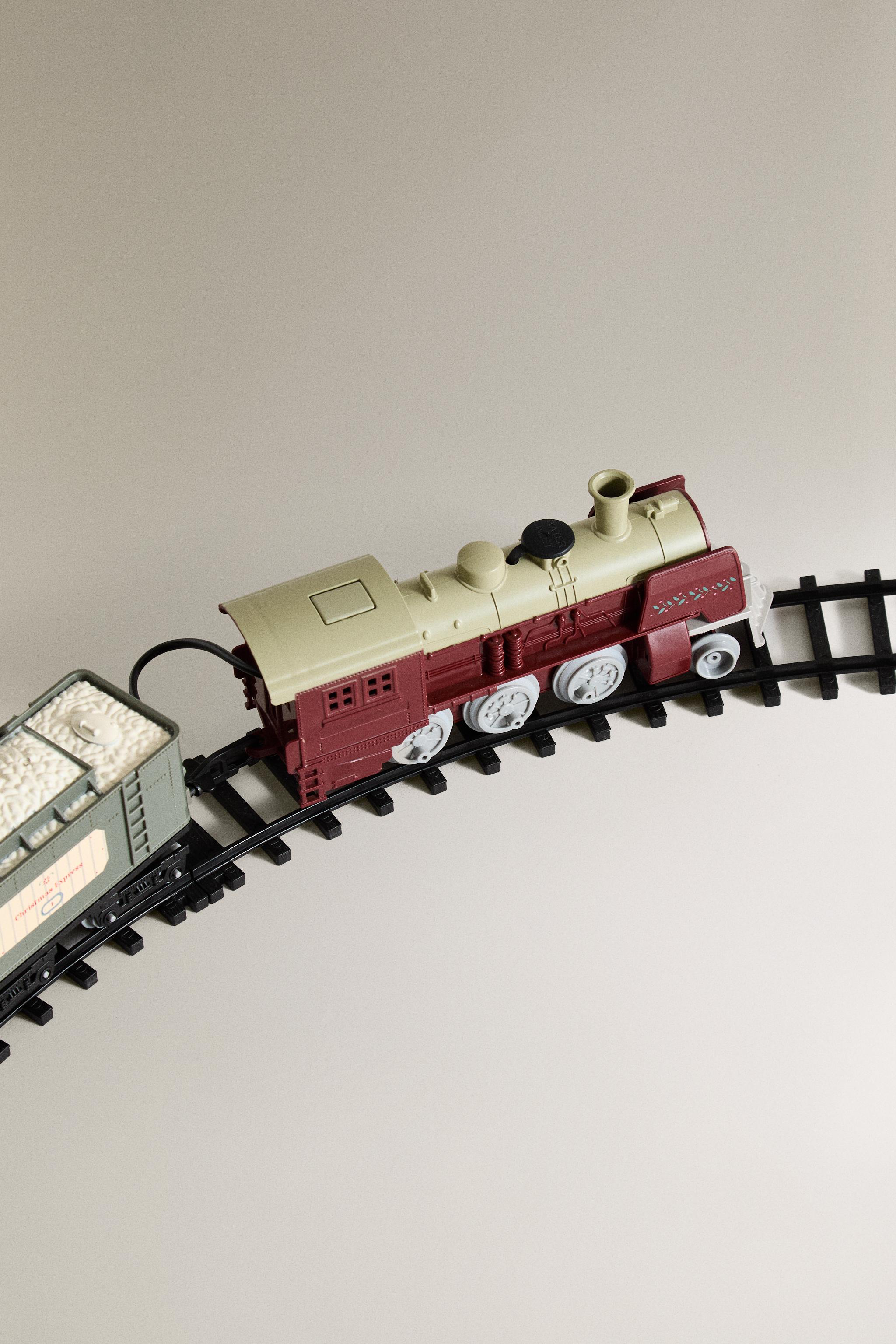 ENSEMBLE JOUET ENFANT TRAIN À VAPEUR NOËL